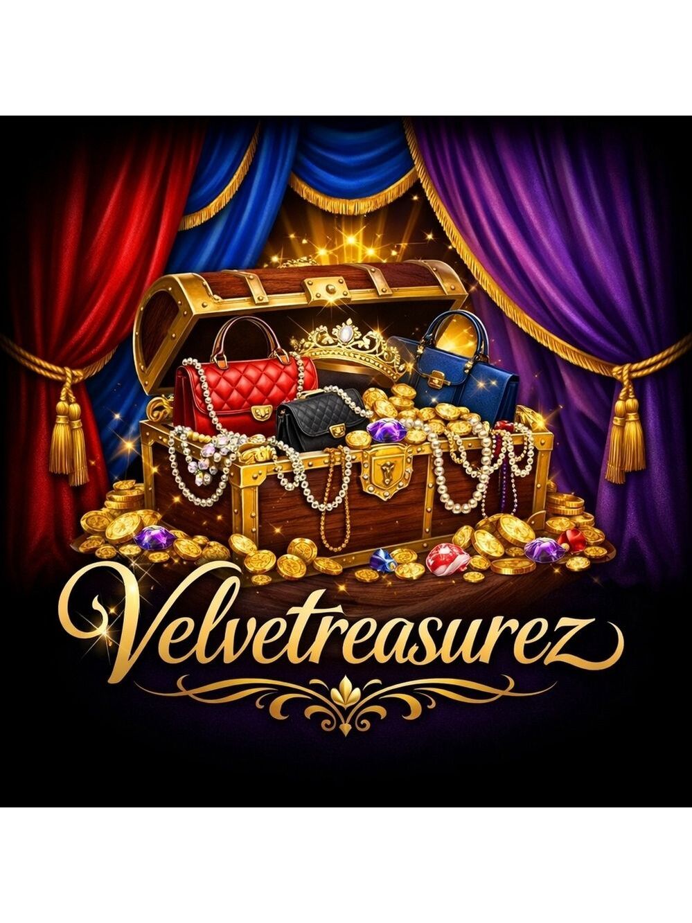 Velvetreasurez Designer Handbag Sale Show Is Live! 6:30pm Est ❤Like This Listing - Picture 4 of 16